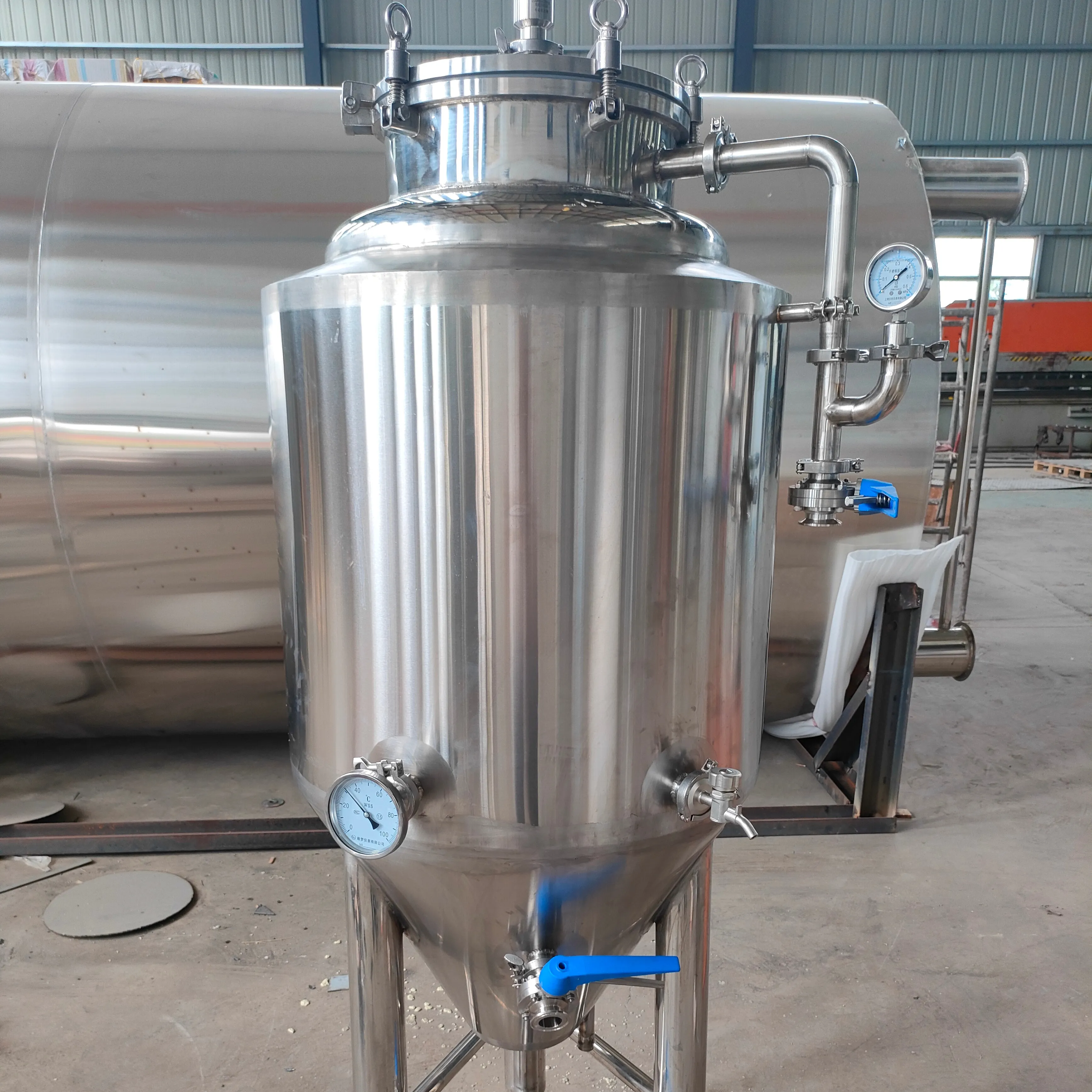 GHO Precio barato Tanque de fermentación 100L Equipo de fermentación de cerveza Proyecto llave en mano