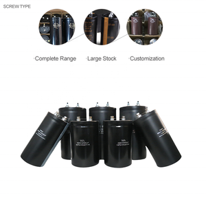 Chất lượng cao Bolt 100V - 600V nhôm tụ điện điện phân tất cả VDC UF công suất lớn vít thiết bị đầu cuối điện áp cao tụ - Product Image 2