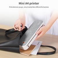 Impresora Térmica Portátil A4 USB Bt4.0 Inalámbrica para Etiquetas de Fotos, Impresora Móvil para Papel Térmico de 2/3/4 Pulgadas