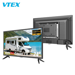 24 pouces Web OS <span class=keywords><strong>camping</strong></span>-<span class=keywords><strong>car</strong></span> RV voiture TV DVB-T2 télévision Smartphone miroir montage mural Portable Marine camion caravane DC 12V Smart TV - Product Image 6