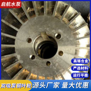 Bomba de Vacío de Anillo Líquido de Doble Succión con Impulsor de Cobre, Aspas Rectas Cerradas, Pulido, Montaje Universal, Soporte OEM, Piezas para Bomba de Vacío - Product Image 3