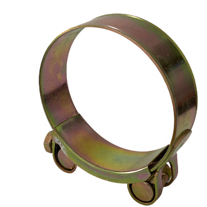 Abrazadera de manguera de zinc plateado de sujeción de perno único W1 Tipo de producto Abrazaderas - Product Image 1