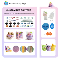 Jouets en peluche brodés Fashinal, peluches personnalisées, rembourrage en coton PP, jouets doux pour cadeaux et décoration d'enfants