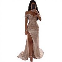 Robe décontractée pour femme, nouvelle collection été, style transfrontalier euro-américain, unie, respirante, à sequins, taille naturelle, idéale pour les fêtes