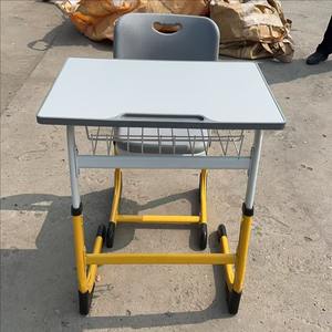 Set furnitur anak, tinggi dapat disesuaikan, meja dan kursi, harga murah, Set meja sekolah dan kursi - Product Image 2