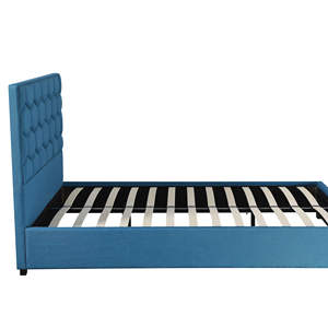 Lit double en bois massif, grand format, avec <span class=keywords><strong>sommier</strong></span> à lattes, démontage et montage faciles, vente en gros en Chine - Product Image 4