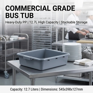 Caja de Almacenamiento Apilable de Plástico PP para Transporte de Vajilla en Restaurantes - Product Image 2