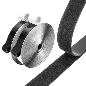 Heavy Duty Tape Sticky Back Fastener Hook and Loop Strips with Adhesive Hook and Loop Magic Tape