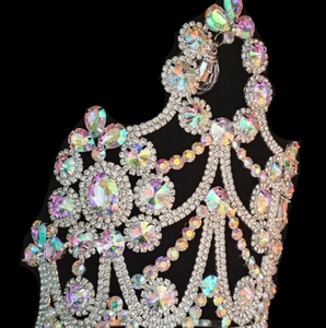 Venta al por mayor <span class=keywords><strong>Queen</strong></span> Crown Beauty <span class=keywords><strong>Disco</strong></span> Ball Prom Party Pageant Crown - Product Image 3