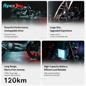 Apexjoy Super SOCO TS <span class=keywords><strong>Street</strong></span> Hunter Sport Moto Électrique Autonomie 120km Vitesse Maximale 75km/h Double Batterie Vente en Gros - Product Image 6