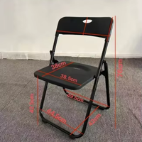 Chaise pliante en métal et plastique au design moderne, portable, pour événements, dîners et fêtes