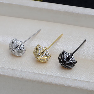 Accesorios de Joyería Hechos a Mano en Plata S925, Estilo Barroco, Versátiles para DIY, Bandeja Vacía Irregular para Cuentas 4032 - Product Image 2