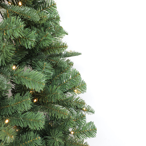 Árbol <span class=keywords><strong>de</strong></span> Navidad <span class=keywords><strong>de</strong></span> esquina <span class=keywords><strong>de</strong></span> media escala Longstar 2025, árbol mixto <span class=keywords><strong>de</strong></span> PVC PE con soporte <span class=keywords><strong>de</strong></span> árbol estable y decoración <span class=keywords><strong>de</strong></span> luces LED - Product Image 3