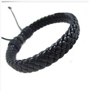 Pulseras de Cuero Trenzado Negro y Marrón Personalizadas para Hombre y Mujer, Estilo Surfista - Product Image 2