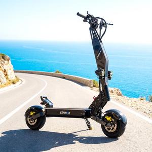 Scooter Eléctrico Geofought R7 Plegable de 11 Pulgadas con Control por Aplicación, Batería de Litio de 72V 40AH de Color Fibra de Carbono de Buena Calidad, Alcance de 60-120KM - Product Image 1