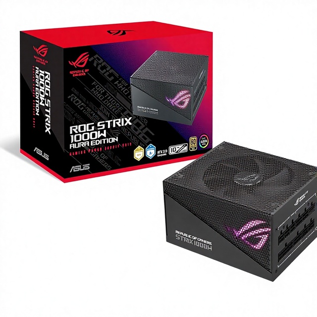 ROG Strix 1000W Gold Aura Edition Fully Modular Desktop Power Supply 80+ Gold Certified ATX 3.0 PCIe Stock