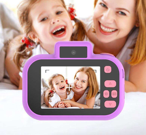 Cámara Digital Mini de Juguete para Niños, de 2 Pulgadas, con Doble Lente, para Selfies y Video, en Colores Morado, Azul y Amarillo, Regalo de Cumpleaños para Bebés - Product Image 3