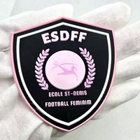 Patch personnalisé en TPU avec logo de forme géométrique pour vêtements streetwear, denim, casquettes, sacs à dos, chaussures et uniformes
