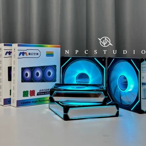 Venta al por mayor 120mm Super ARGB Macho Pink Prism 6PRO NPC's Silent PC Case LED plástico ventiladores de refrigeración 5V 3Pin conector para <span class=keywords><strong>CPU</strong></span> <span class=keywords><strong>Gaming</strong></span> - Product Image 3