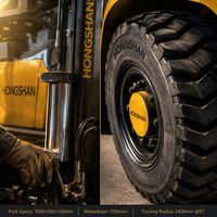Forklift Listrik Industri 1.5Ton 2Ton 3Ton 3.5Ton 5Ton Baterai Lithium CE ISO 60V Motor AC Counterbalance Tinggi Angkat 3m 6m