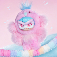 Nouveauté - Porte-clés en peluche TOPTOY Mochii Little Monster Series - Boîte mystère - 8 poupées mignonnes - Produits tendance pour cadeaux