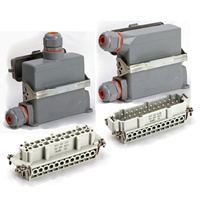Connecteur Rectangulaire Étanche BYLJQ IP65 HE-018 24, Prise à Découplage Rapide Robuste pour Équipement Industriel et Réparation de Câblage