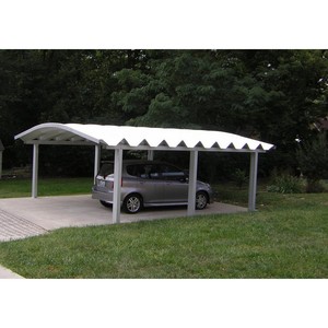 Hangar <span class=keywords><strong>de</strong></span> garage préfabriqué <span class=keywords><strong>2</strong></span> <span class=keywords><strong>voitures</strong></span> à faible coût <span class=keywords><strong>plans</strong></span> d'abri d'auto à cadre en acier galvanisé - Product Image 4