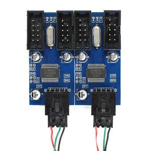 Câble d'extension USB 9 broches pour carte mère d'ordinateur, adaptateur de connecteur HUB USB 2.0 à 9 broches pour carte de circuit imprimé 1/4/1/2 - Product Image 2