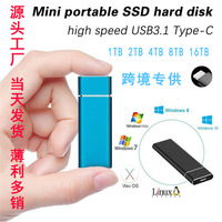 OEM Mini portátil SSD externo para ordenador portátil/escritorio/teléfono disco duro externo SSD de alta capacidad Usb/interfaz tipo C de alta velocidad