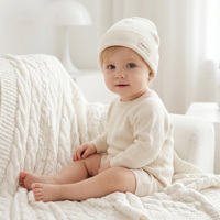 Gorro de Punto para Bebé Recién Nacido, Súper Suave, Hipoalergénico, Elástico, para las Cuatro Estaciones, Marca Nueva, Proveedor de Fábrica Petelulu