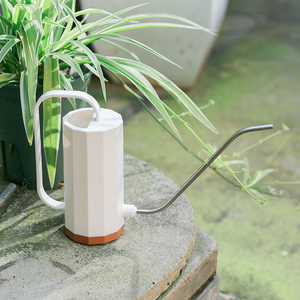 Ruipu 1.2L Acier Inoxydable Long Bec Arrosoir Mini Plante Extérieure Arrosoir avec Conception Anti-Déversement en Plastique Durable - Product Image 2