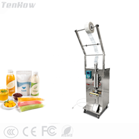 Machine de remplissage et de scellage compacte pour sachets de liquide (5-200 ml) pour bâtonnets glacés, équipement d'emballage pour boissons congelées