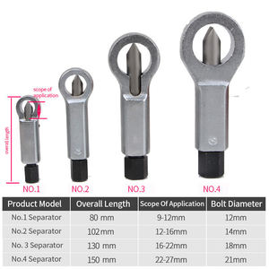 Découpeur et brise-écrous robuste en acier à haute teneur en carbone de 9-27 mm pour voitures, fourgonnettes et camionnettes, avec fonction de durcissement - Product Image 3