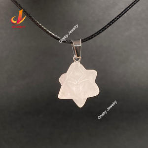 Last super-colgante de cristal con gema natural, polvo de estrella de Mercedes David - Product Image 6