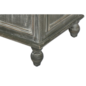 Armario de Almacenamiento Alto y Estrecho Estilo Rústico, Madera Rústica, 2 Cajones, 2 Puertas, Armario de Baño Independiente - Product Image 6