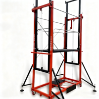 Plateforme élévatrice électrique 3M 5M 6M 8M, pliable automatique, mobile, câble métallique, hauteur 2-12m, capacité 500kg, télécommande, hôtels