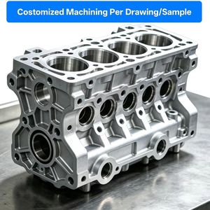Factory Customized <b>Auto</b> Engine Block High Pressure Aluminum Die Casting Part Automotive Parts ISO9001 Certified - Product Image 1