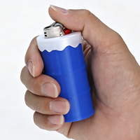 Service d'impression 3D personnalisé Étui pour briquet BIC J6 Design personnalisé Cadeau artisanal PLA Écologique Non toxique Décoration Dessin animé/Mascotte