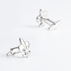 <span class=keywords><strong>Gemelli</strong></span> eleganti a forma di iride d'argento <span class=keywords><strong>con</strong></span> elegante Design del polsino della camicia nuovo placcato per l'anniversario della festa regalo di fidanzamento - Product Image 6