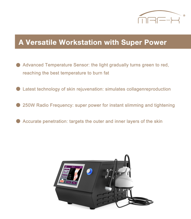 New technology 2022 radio frequency skin tightening Fat removing machine high power RF face lifting machine