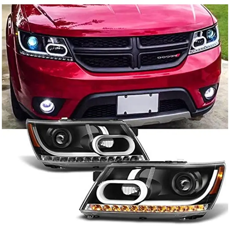 Car Led Headlamp Assembly 68227072AA Auto Lighting Systems Headlight for Dodge Journey 2015