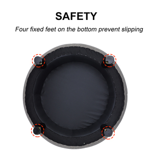 Sofá cama moderno y moderno para perros, almohada desmontable con soporte para el cuello, entrada abierta, funda de lino resistente a los arañazos, ortopédica y transpirable - Product Image 5