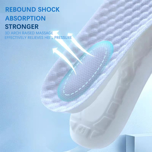 <span class=keywords><strong>Semelles</strong></span> de sport pour hommes et femmes, soutien de la voûte plantaire, <span class=keywords><strong>semelles</strong></span> souples en EVA, confortables, respirantes, durables, pour le basketball, la course à pied, rembourrées, pour la marche prolongée - Product Image 2
