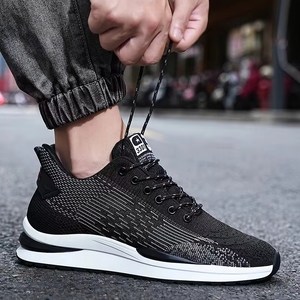 รองเท้าผ้าใบผู้ชายแบบสวมใส่สบาย รุ่น Basketball Shioned Gel Walking Style ปิดนิ้วเท้า กันน้ำ น้ำหนักเบา เหมาะสำหรับฤดูใบไม้ผลิ/ฤดูหนาว ใช้ในชีวิตประจำวัน - Product Image 5