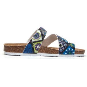Infradito estivo a punta aperta da spiaggia di alta qualità alla moda <span class=keywords><strong>sandali</strong></span> Casual da <span class=keywords><strong>donna</strong></span> con fibbia con stampa superiore per ragazze pantofole piatte - Product Image 6