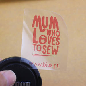 Pegatina de PVC de alta calidad con LOGO para bebé, adhesivo de crema corporal, Impresión de etiquetas transparentes para bebés, <span class=keywords><strong>etiqueta</strong></span> de ropa cosmética - Product Image 4