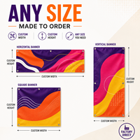 Bannière en vinyle personnalisée pour l'extérieur, imprimée en UV, imperméable, pour la campagne de vente de l'inauguration, la décoration d'événements communautaires