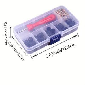 Tire Valve Core Removal And Installation Kit 61Pcs Standard British Mouth Copper Material Repair <b>Tool</b> <b>Set</b> <b>Boxed</b> - Product Image 5
