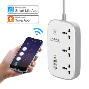 LDNIO SCW3451 EU/US/UK Plug Power Socket Strip 3 Socket 4 USB Tuya Smart Universal WIFi Smart Power Strip