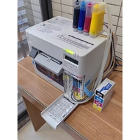 Sistema de Tinta Continua (CISS) Actualizado para Impresora de Etiquetas de Rollo Epson TM-C3520, Tinta para Etiquetas Adhesivas de 4 Colores para Impresora de Etiquetas Epson 3520 3500